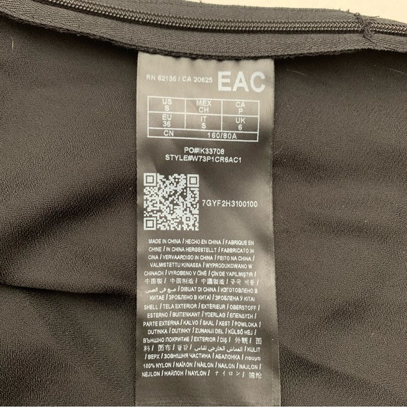 Guess Black Lace Peplum Sleeveless Top, Size Small - Picture 11 of 12